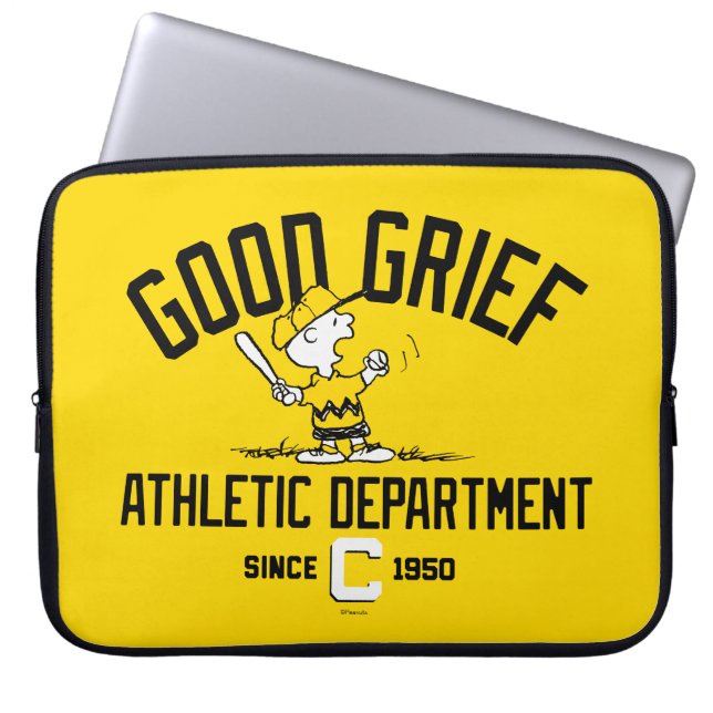 Good Grief Athletic Department Laptop Sleeve (Front)