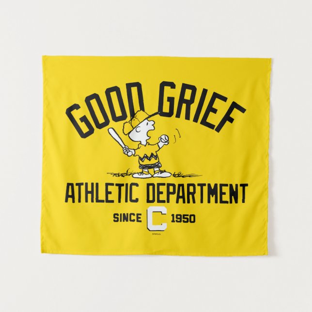 Good Grief Athletic Department Tapestry (Front (Horizontal))