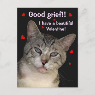 Good Grief Valentine's Day Postcard