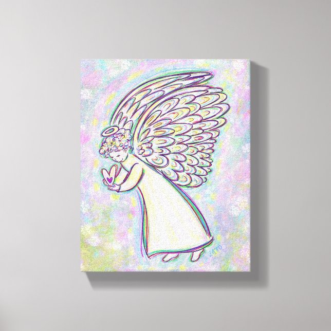 Good Guardian Angel Painting Wrapped Canvas Art (Front)