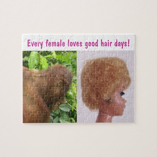 Good Hair Day Jokes Jigsaw Puzzle (Horizontal)