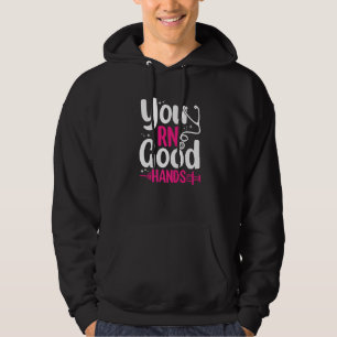 Good Hands Cna Doctor Nurse Nursing Hospital Clini Hoodie