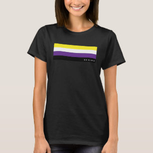 Good & Happy Nonbinary Gay Pride Rainbow Flag LGBT T-Shirt