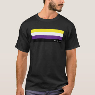 Good & Happy Nonbinary Gay Pride Rainbow Flag LGBT T-Shirt