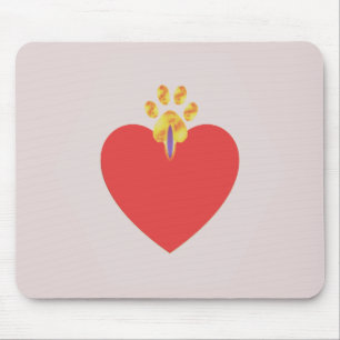 Good Heart Mouse Mat