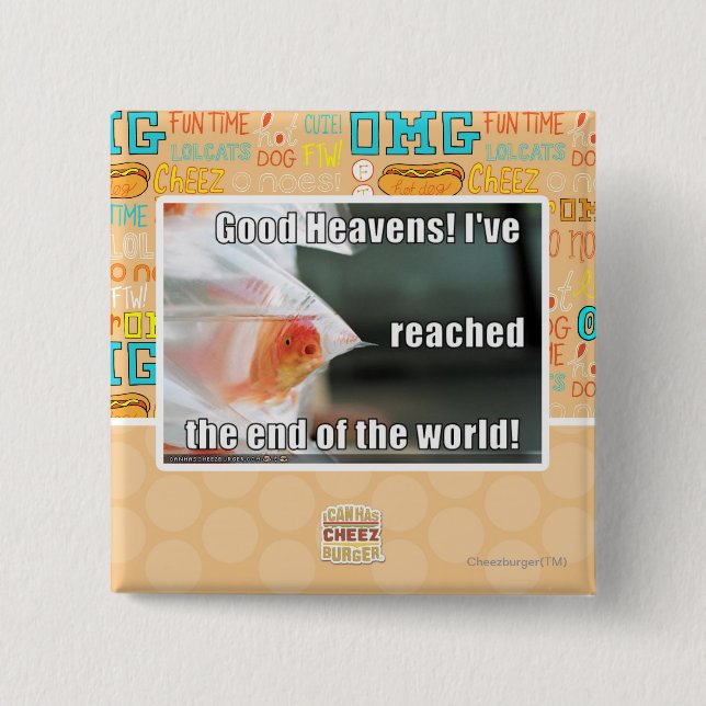 Good Heavens! 15 Cm Square Badge (Front)