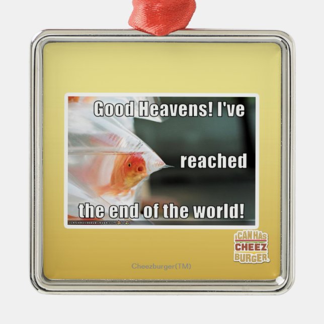 Good Heavens! Metal Tree Decoration (Front)