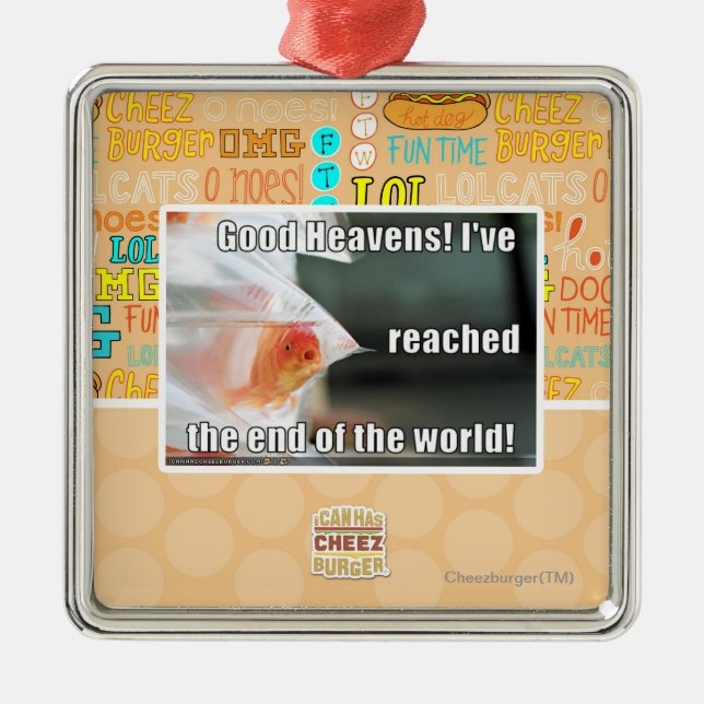 Good Heavens! Metal Tree Decoration (Front)