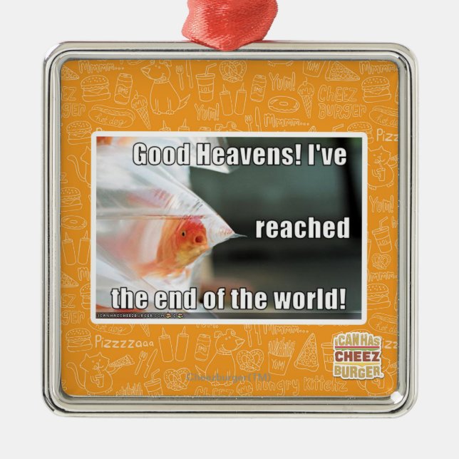 Good Heavens! Metal Tree Decoration (Front)