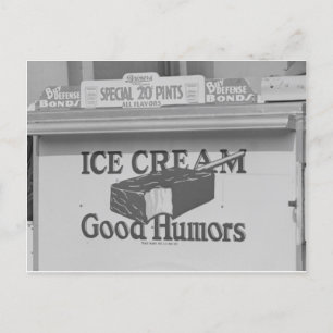 Good Humours Ice Cream Truck Postcard