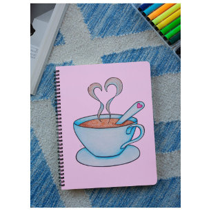 Good Ideas Start with Coffee! Customisable Notebook