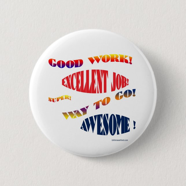 GOOD JOB BUTTONS (Front)