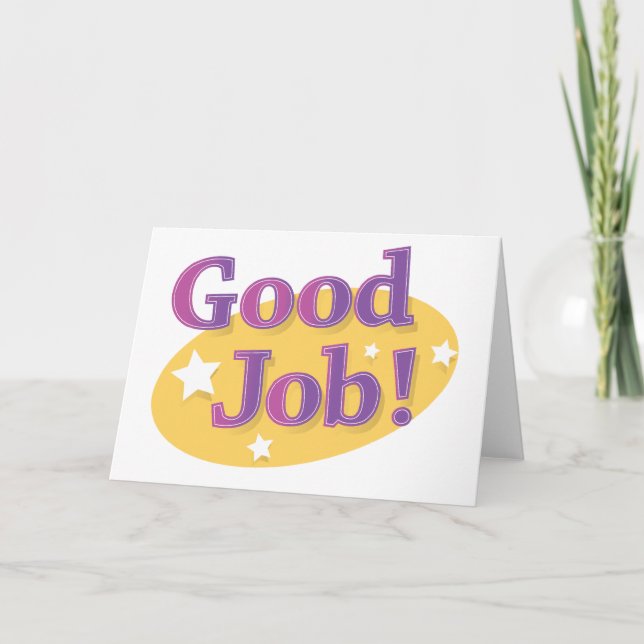 Good Job! Card (Front)