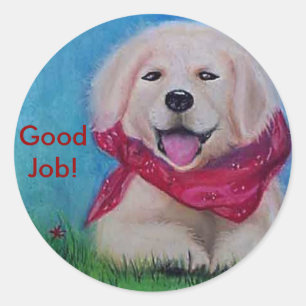 Good Job! Classic Round Sticker