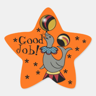 Good Job! Juggling Seal Orange Star Reward