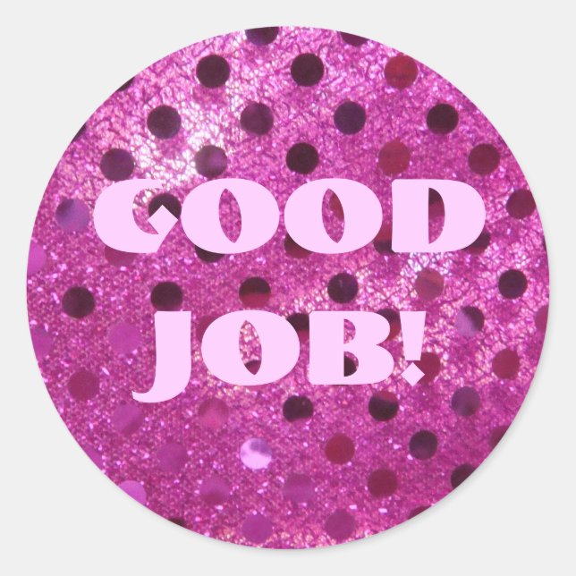 Good job! Sticker (Front)