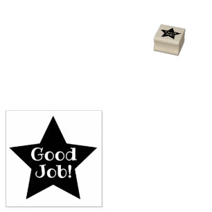Good Job! Teacher Rubber Stamps