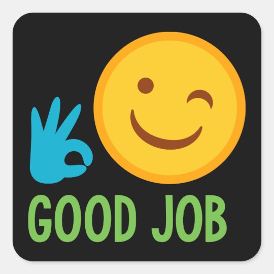 good-job-well-done-face-sticker-zazzle-co-uk