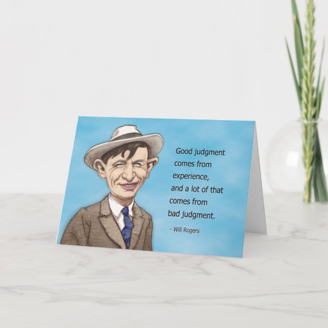 Good Judgement birthday card (Front)