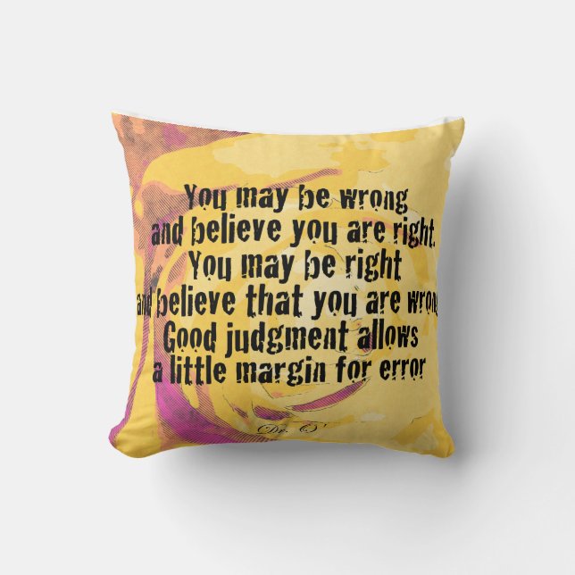 Good Judgement Cushion (Front)