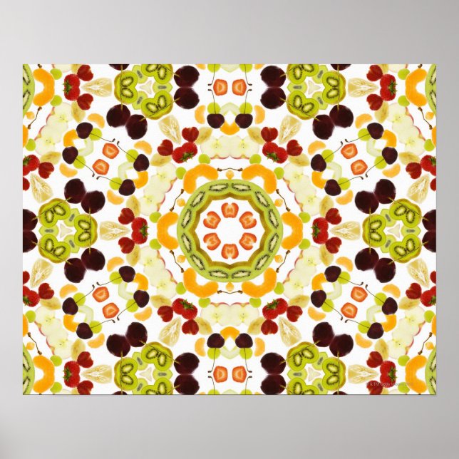 Good karma and well being from a healthy diet 2 poster (Front)