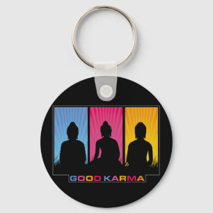 Good Karma Buddhas Key Ring