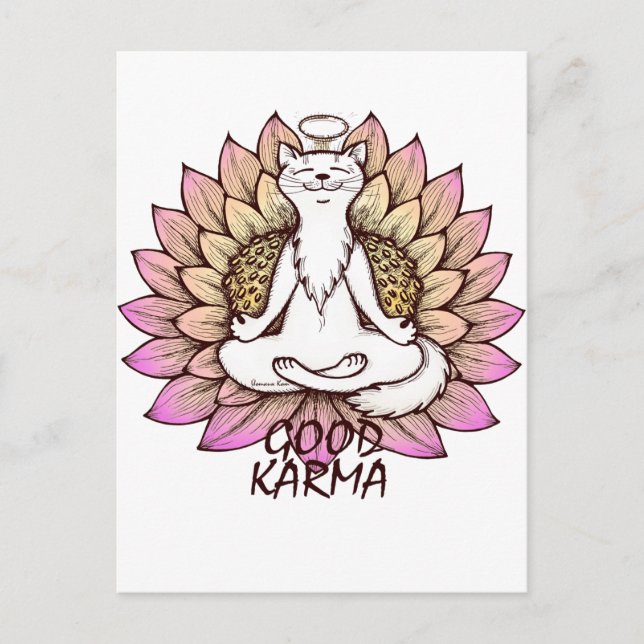 Good Karma Postcard (Front)