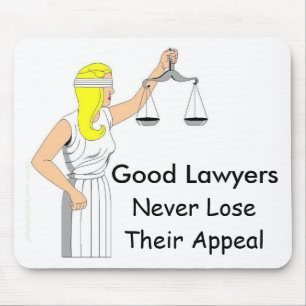 Good Lawyers Never Lose Their Appeal Mouse Mat
