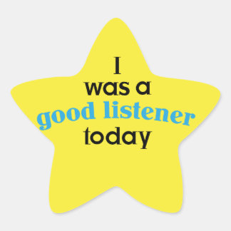 Good Listener Teacher Sticker