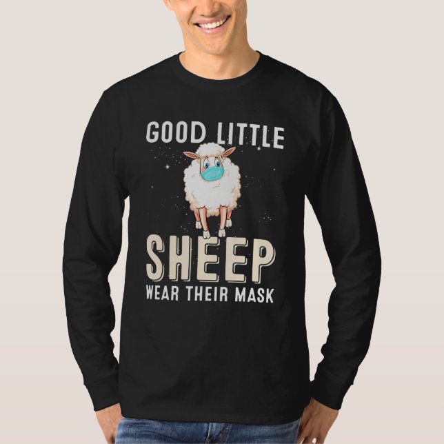 Good Little Sheep Wear Their Mask Tee (Front)