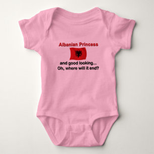 Good Lkg Albanian Princess Baby Bodysuit