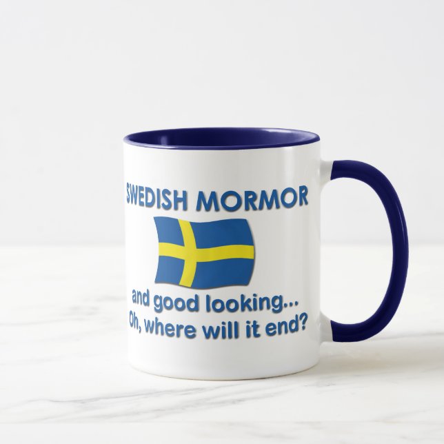 Good Lkg Swedish Mormor (Grandma) Mug (Right)