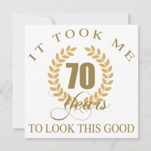 Good Looking 70th Birthday Card