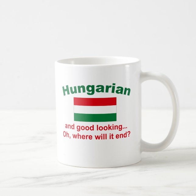 Good Looking Hungarian Coffee Mug (Right)