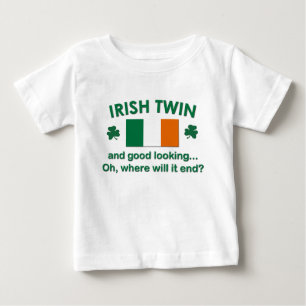 Good Looking Irish Twin Baby T-Shirt