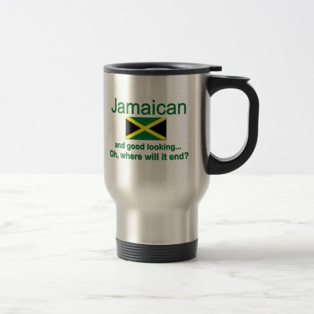 Good Looking Jamaican Travel Mug (Right)