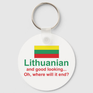 Good Looking Lithuanian Key Ring