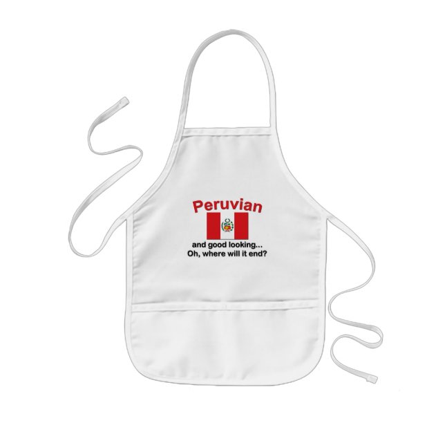 Good Looking Peruvian Kids Apron (Front)