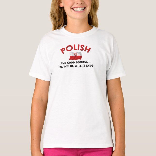 Good Looking Polish T-Shirt (Front)