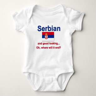 Good Looking Serbian Baby Bodysuit