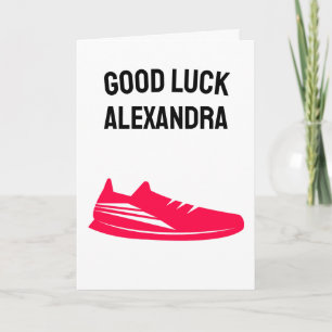 Good Luck 1st Marathon First Marathoner Card