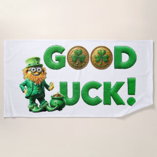 Good Luck Beach Towel