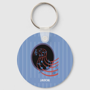 Good Luck, Black Music Circle Key Ring