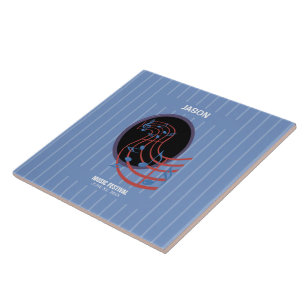 Good Luck, Black Music Circle Tile