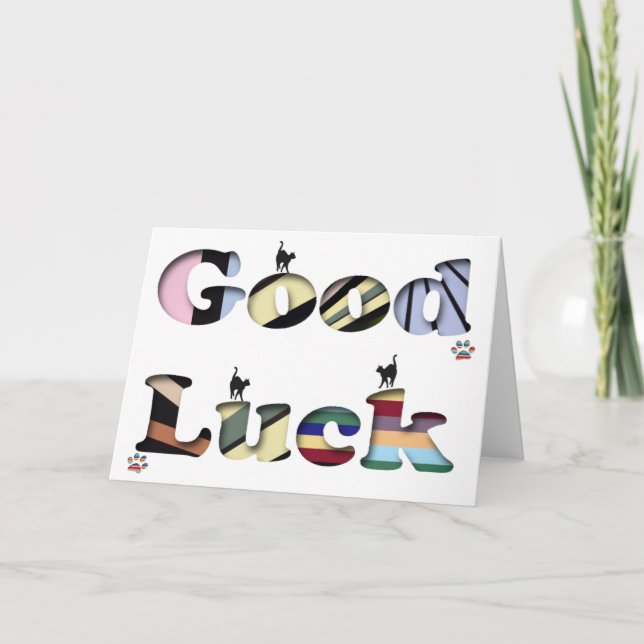 Good Luck Card (Front)