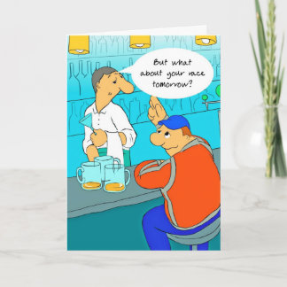 Good Luck Card for Marathon Runner - Carbo Loading