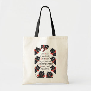 Good Luck Cats, Louis Wain Tote Bag