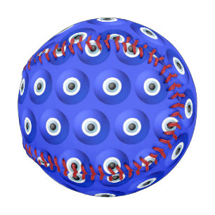 Good Luck Charms against Evil Eye Pattern Baseball