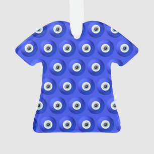 Good Luck Charms against Evil Eye Pattern Ornament
