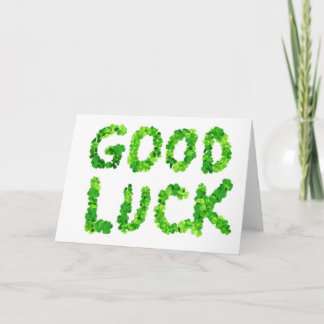 Good Luck Clover (Blank inside) Card